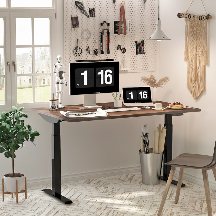 Inbox Zero Dagnija Height Adjustable Standing Gaming Desk & Reviews Wayfair